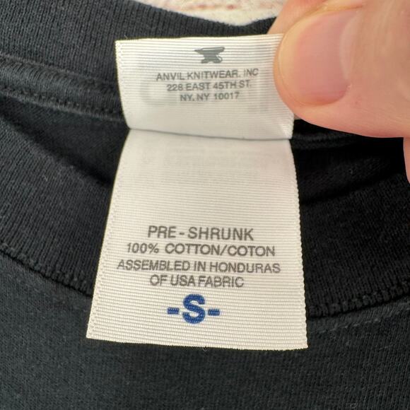 Vintage Y2K Journey 30 Year Anniversary Logo T-Shirt Adult Small Black Anvil - Picture 6 of 9